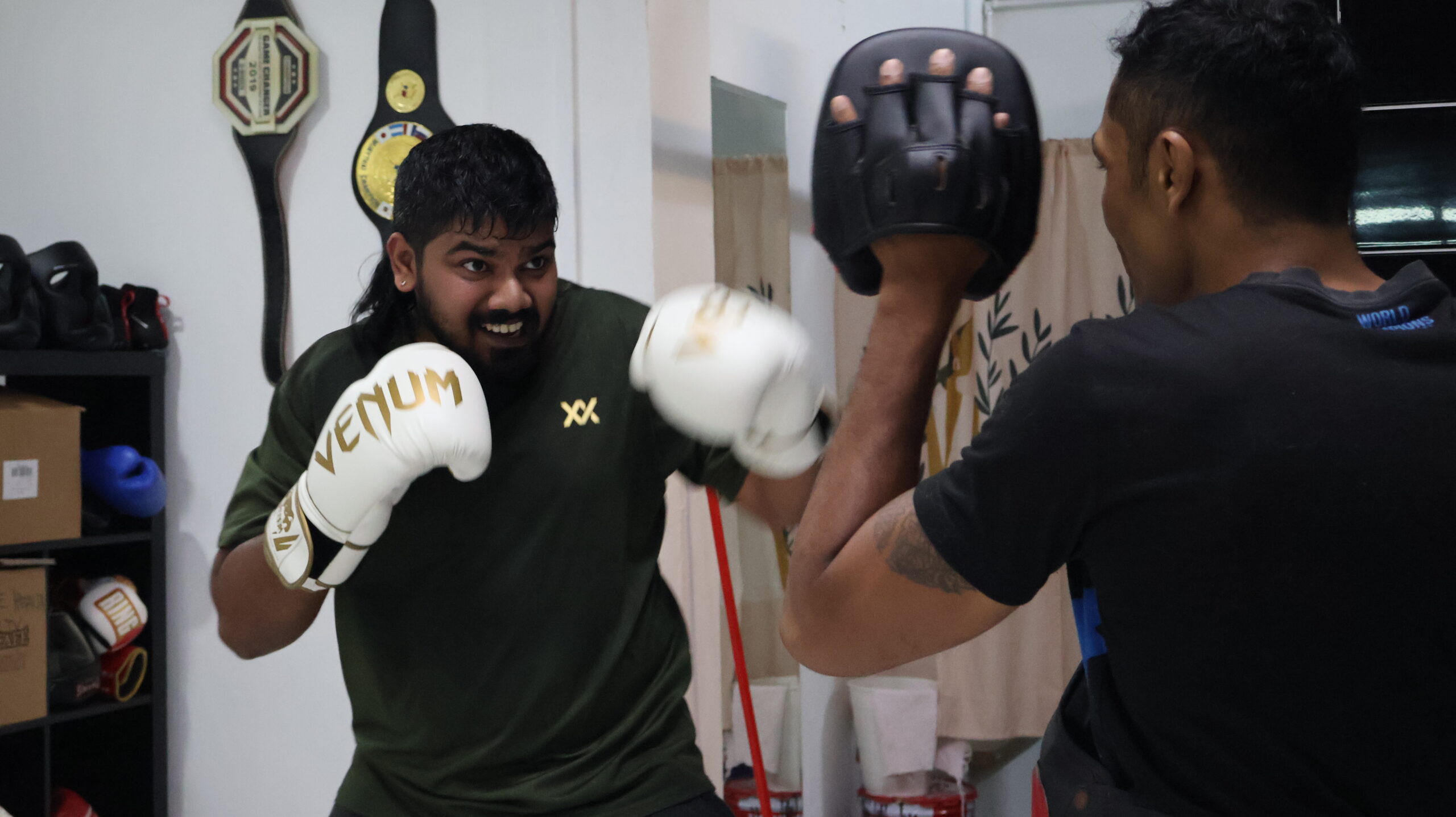 Boxing training at MMA Fitness Lab Singapore
