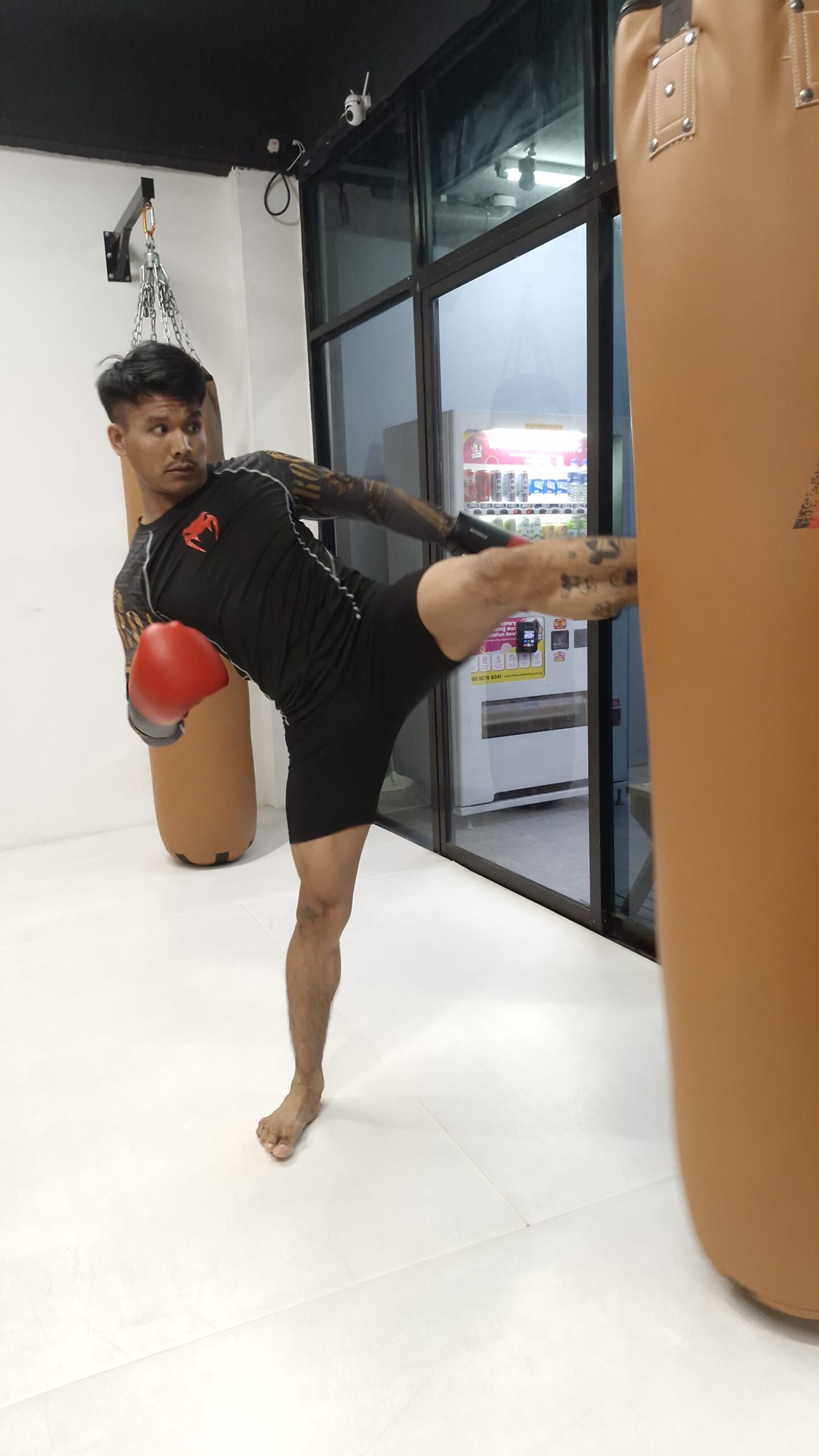 Muay Thai training at MMA Fitness Lab Singapore
